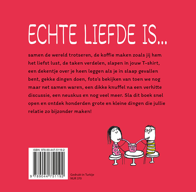 Achterkant van Echte liefde is...