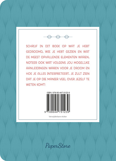 Achterkant van Mijn droomdagboek