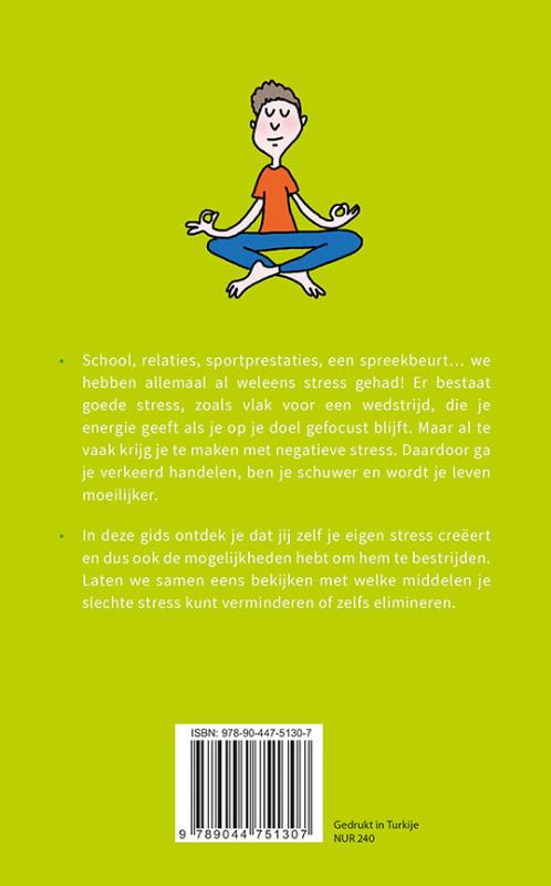 Achterkant van Omgaan met stress doe je zo!