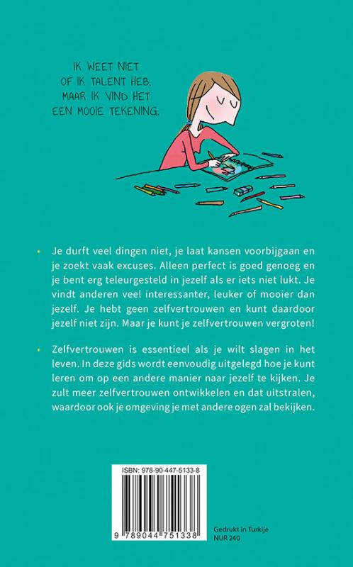 Achterkant van Vergroot je zelfvertrouwen