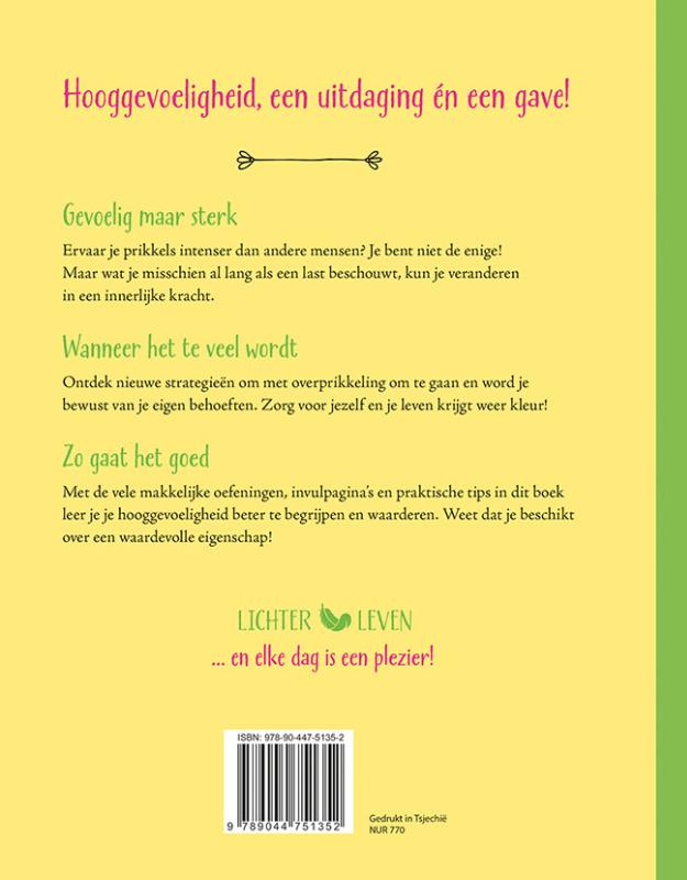 Achterkant van Lichter leven - De kracht van hooggevoeligheid