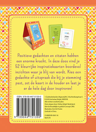 Achterkant van Feel good inspiratiekaarten