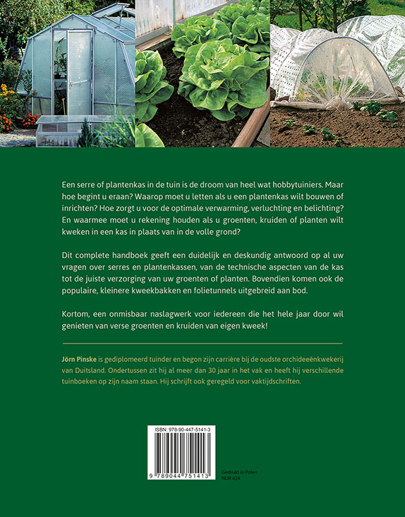 Achterkant van Praktisch handboek voor plantenkas, serre, kweekbak en folietunnel