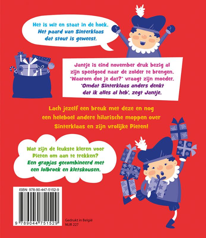 Achterkant van De grappigste Sinterklaasmoppen voor kinderen