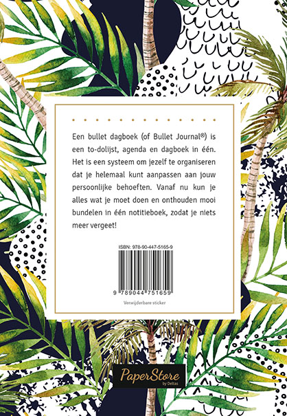 Achterkant van Mijn bullet dagboek