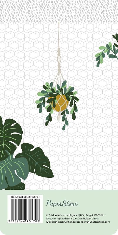 Achterkant van Boodschappenlijst - Houseplants