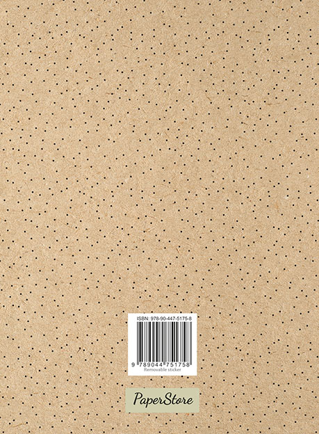 Achterkant van Kraft schrift (ruiten) / Kraft cahier (quadrillé)