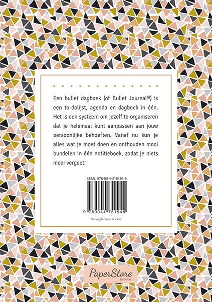 Achterkant van Mijn bullet dagboek