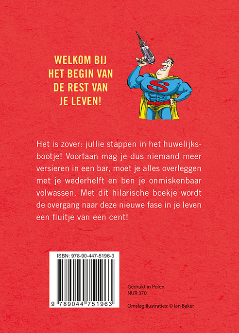 Achterkant van Jullie gaan trouwen