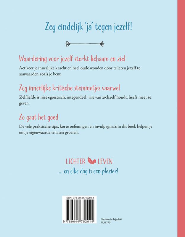Achterkant van Lichter leven - Leren houden van jezelf