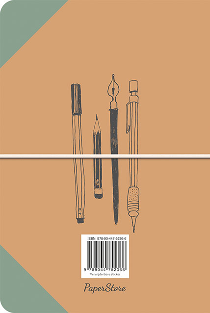 Achterkant van Schetsboek