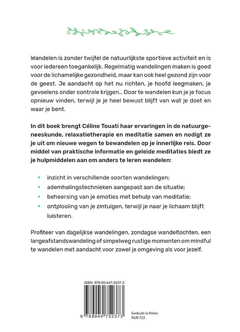Achterkant van Mindful wandelen