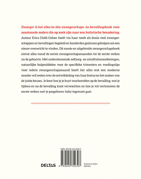 Achterkant van Zwanger