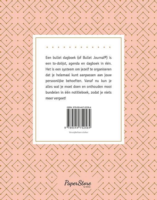 Achterkant van Mijn bullet dagboek