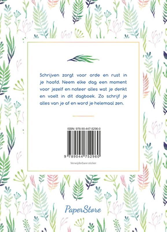 Achterkant van Mijn dagboek
