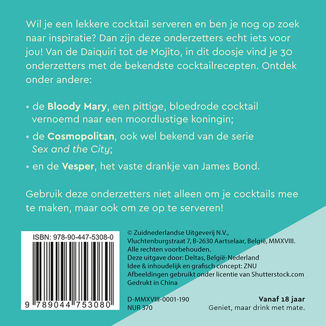 Achterkant van Cocktails