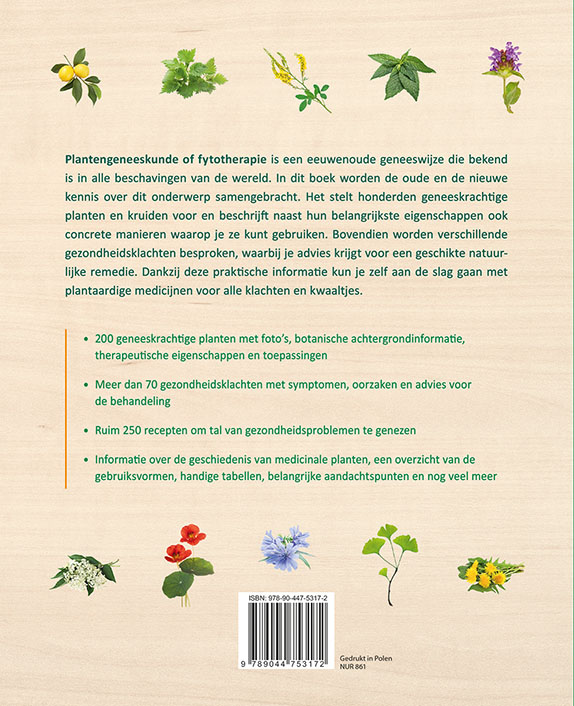 Achterkant van Geneeskrachtige kruiden en planten