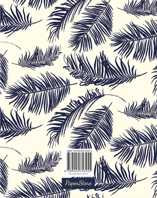 Achterkant van Adresboek (groot) - Botanical Blue