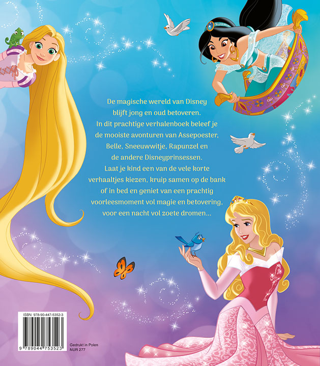 Achterkant van Het magische 1-minuut verhalenboek Prinses