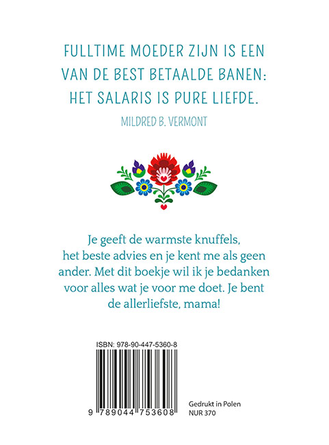 Achterkant van Mama je bent de allerliefste!