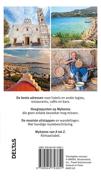 Achterkant van Mykonos