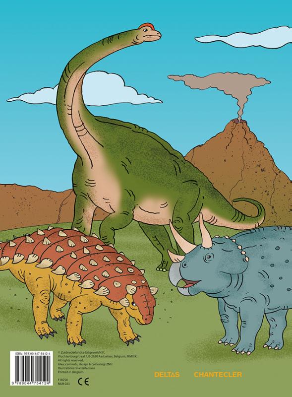 Achterkant van Dino Color
