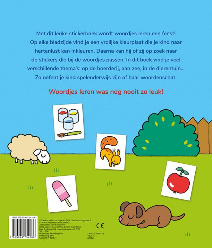 Achterkant van 4-6 jaar