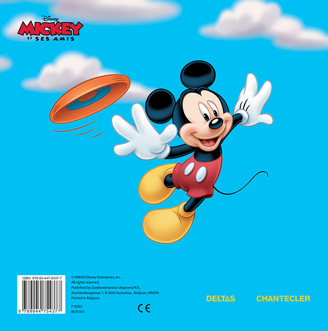 Achterkant van Disney Color Fun Mickey
