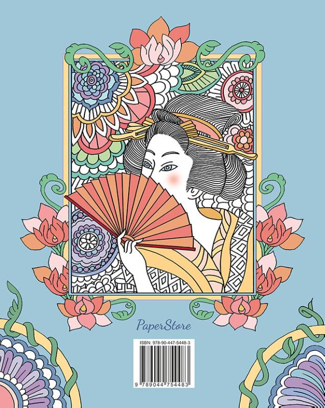 Achterkant van Zen inspirations kleurboek