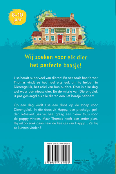 Achterkant van Puppy zoekt een baasje