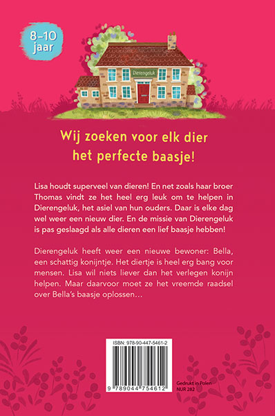 Achterkant van Konijn is ontsnapt