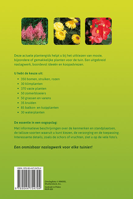 Achterkant van De complete tuinplantenwijzer