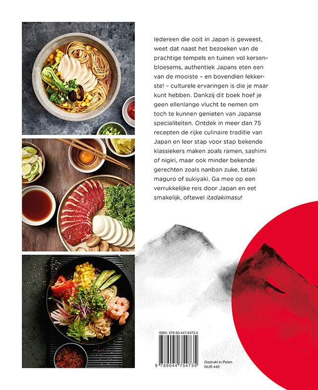 Achterkant van Nihon De complete Japanse keuken