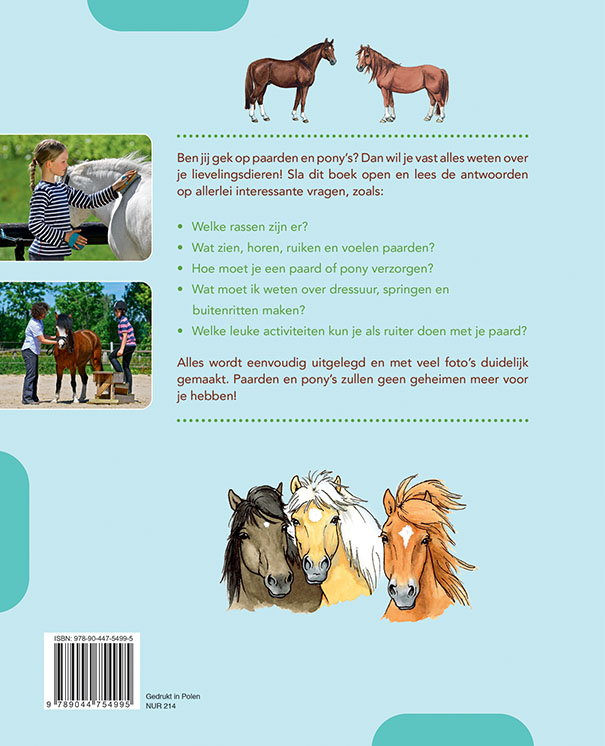 Achterkant van Het grote boek over paarden en pony's