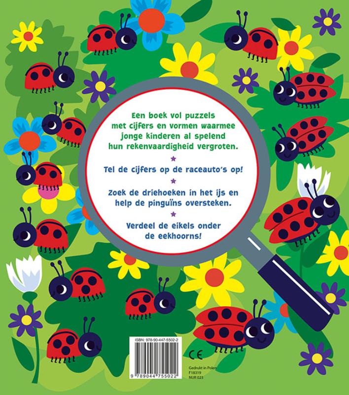 Achterkant van Eerste rekenspelletjes 5-7 jaar