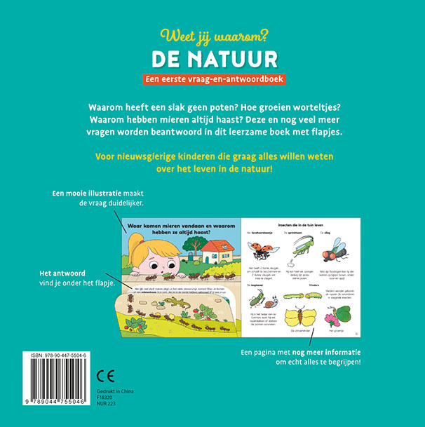 Achterkant van Weet jij waarom? De natuur