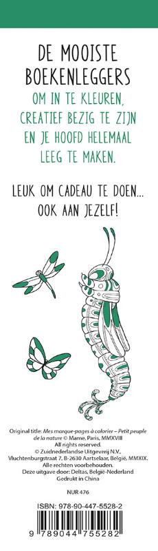 Achterkant van De mooiste kleurboekenleggers om in te kleuren - Magische wezens