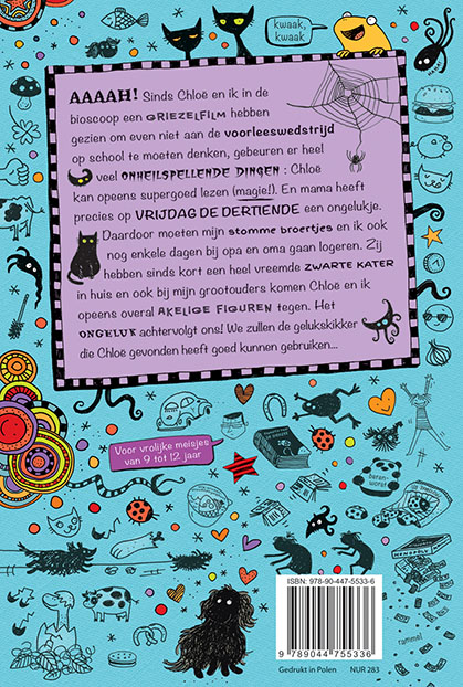 Achterkant van De knotsgekke wereld van Lotte Wirwar