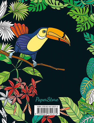 Achterkant van Animal kingdom kleurboek