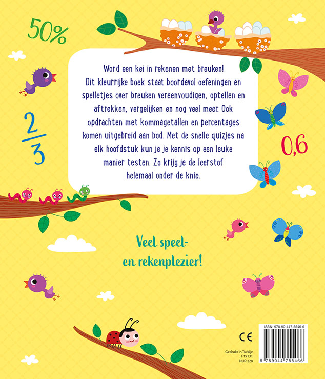 Achterkant van Oefenen met breuken