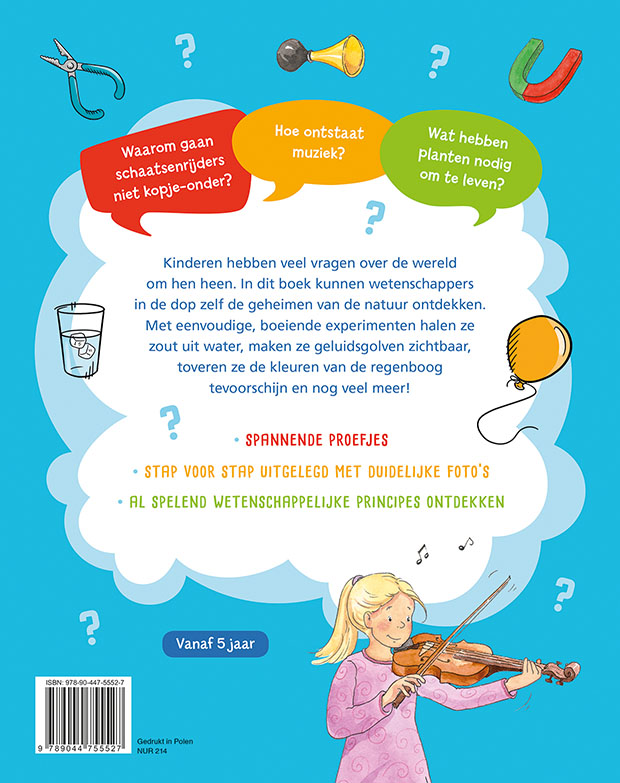 Achterkant van Mijn eerste experimenteerboek