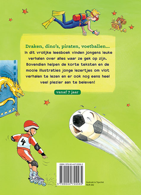Achterkant van Super leespret voor jongens vanaf 7 jaar
