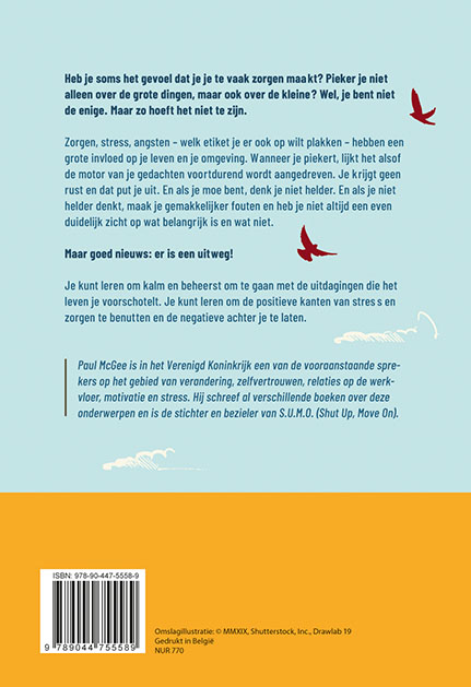 Achterkant van Niet meer piekeren kun je leren