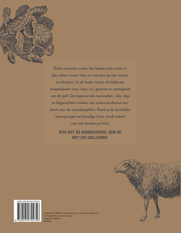 Achterkant van Het ultieme barbecueboek voor echte mannen