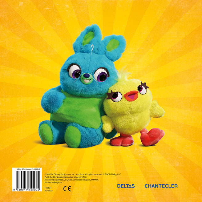 Achterkant van Disney Color Fun Toy Story 4