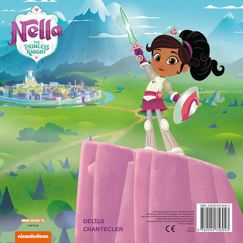 Achterkant van Color Fun Nella the Princess Knight