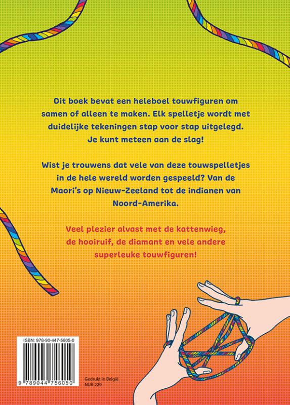 Achterkant van De coolste touwfiguren