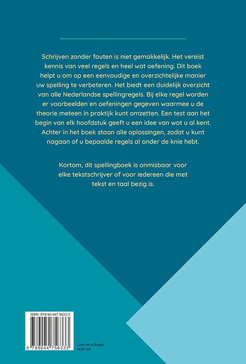 Achterkant van Praktisch handboek Schrijven zonder fouten