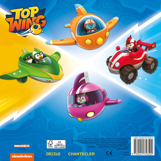 Achterkant van Top Wing Color Fun