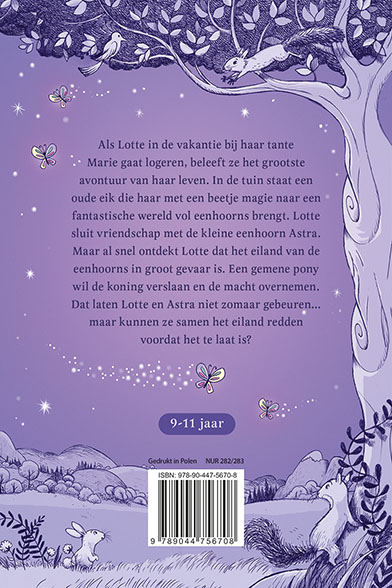 Achterkant van Het betoverde bos